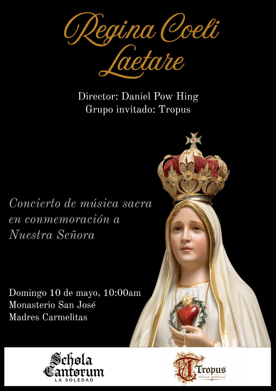 concierto regina oeli monaterio san jose carmelitas